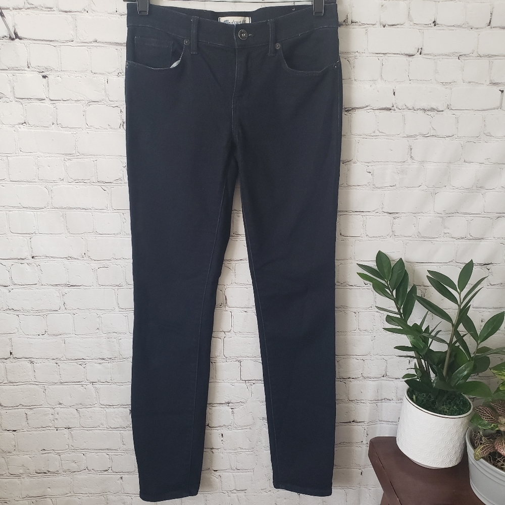 Madewell Dark Wash Mid-Rise Jeggings size 26 - Picture 6 of 14